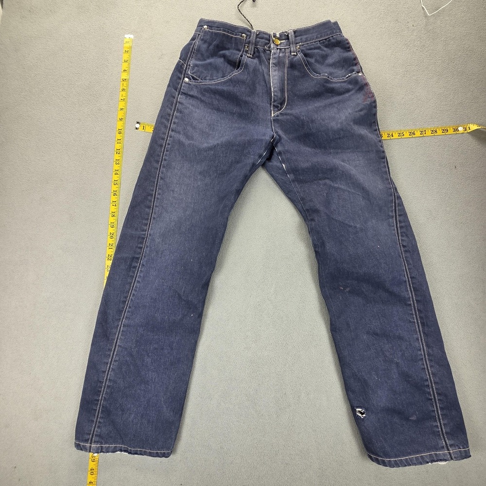VTG Levis Engineered Jeans Mens Blue Dark Wash Straight Twisted Fits 26x30